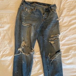 Abercrombie & Fitch low rise boyfriend jeans